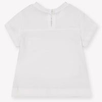 MonnaLisa Baby Meisjes T-Shirt In Wit