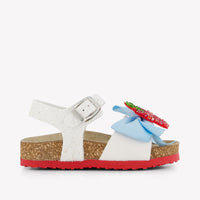 MonnaLisa Meisjes Sandalen In Licht Blauw