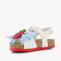 MonnaLisa Meisjes Sandalen In Licht Blauw