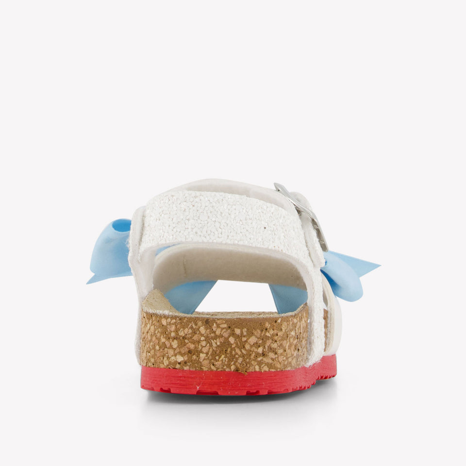 MonnaLisa Meisjes Sandalen In Licht Blauw