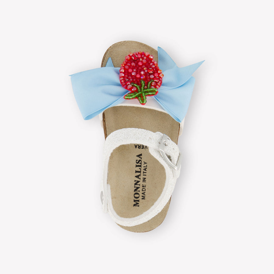 MonnaLisa Meisjes Sandalen In Licht Blauw