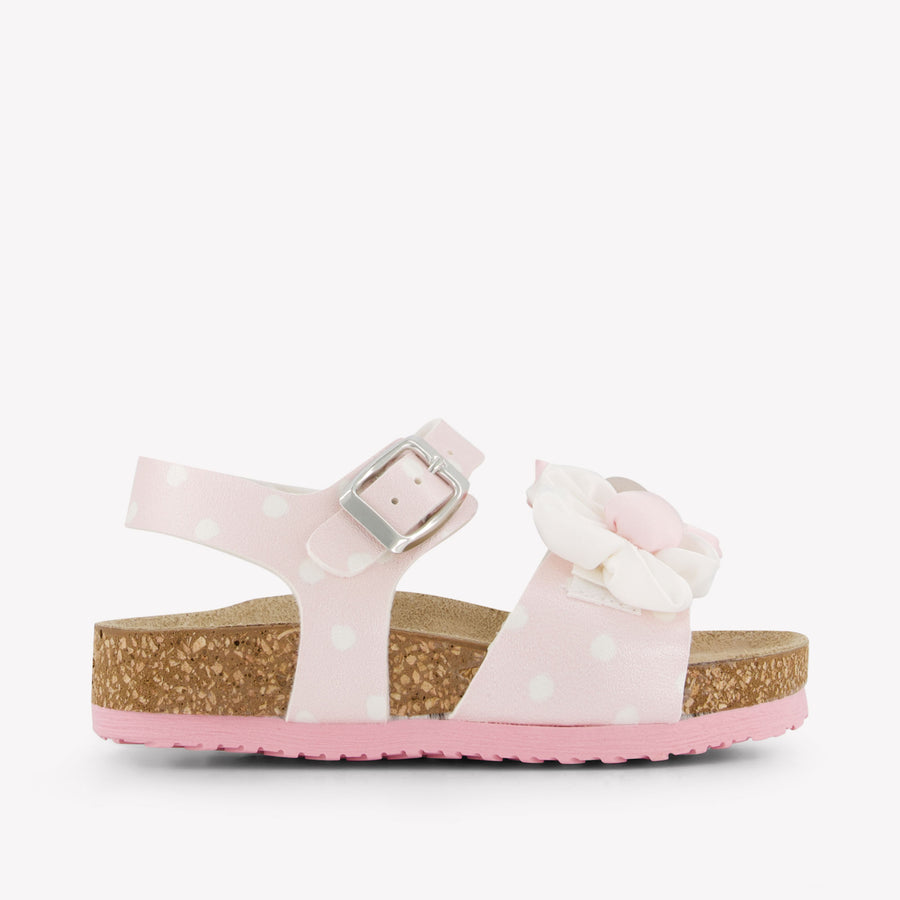 MonnaLisa Kinder Meisjes Sandalen In Licht Roze
