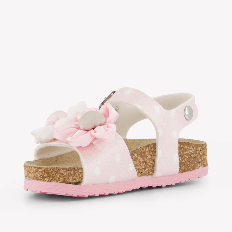 MonnaLisa Meisjes Sandalen In Licht Roze
