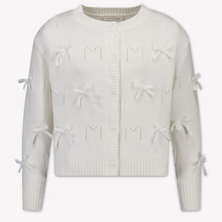 MonnaLisa Kinder Meisjes Vest In Off White