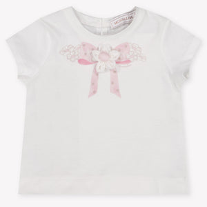 MonnaLisa Baby Meisjes T-Shirt In Off White