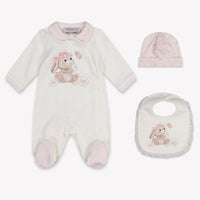 MonnaLisa Baby Meisjes Boxpakje In Off White