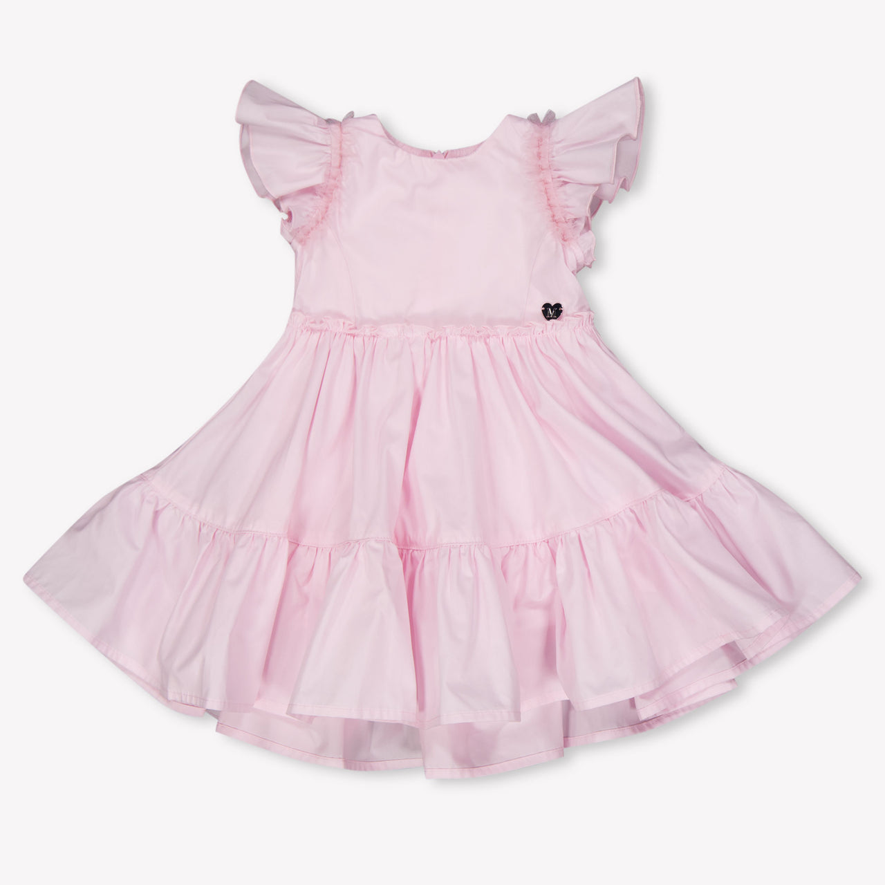 MonnaLisa Baby Meisjes Jurk In Licht Roze