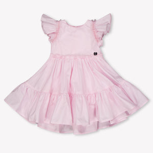 MonnaLisa Baby Meisjes Jurk In Licht Roze