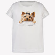MonnaLisa Kinder Meisjes T-Shirt In Wit