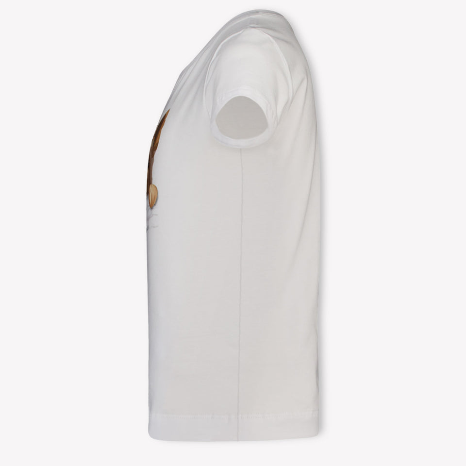 MonnaLisa Kinder Meisjes T-Shirt In Wit