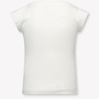 MonnaLisa Kinder Meisjes T-Shirt In Off White
