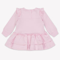 MonnaLisa Baby Meisjes Jurk In Licht Roze