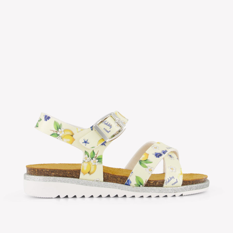 MonnaLisa Meisjes Sandalen In Geel