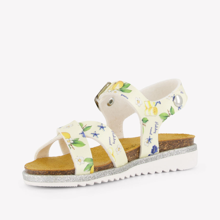 MonnaLisa Meisjes Sandalen In Geel