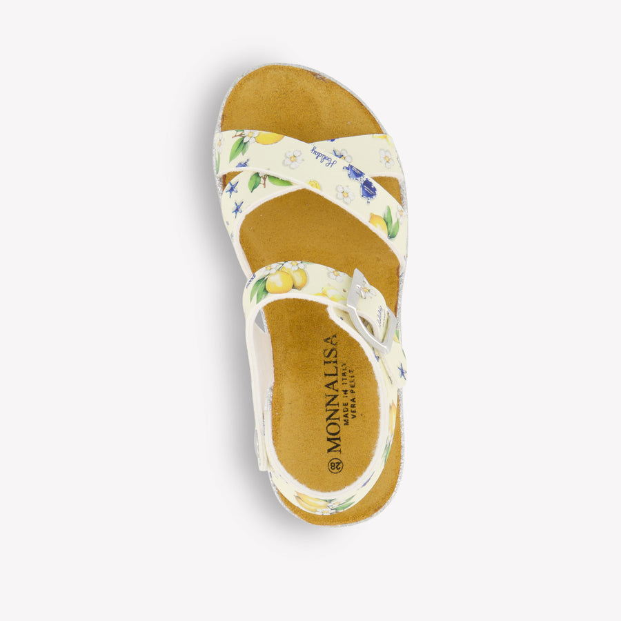 MonnaLisa Meisjes Sandalen In Geel