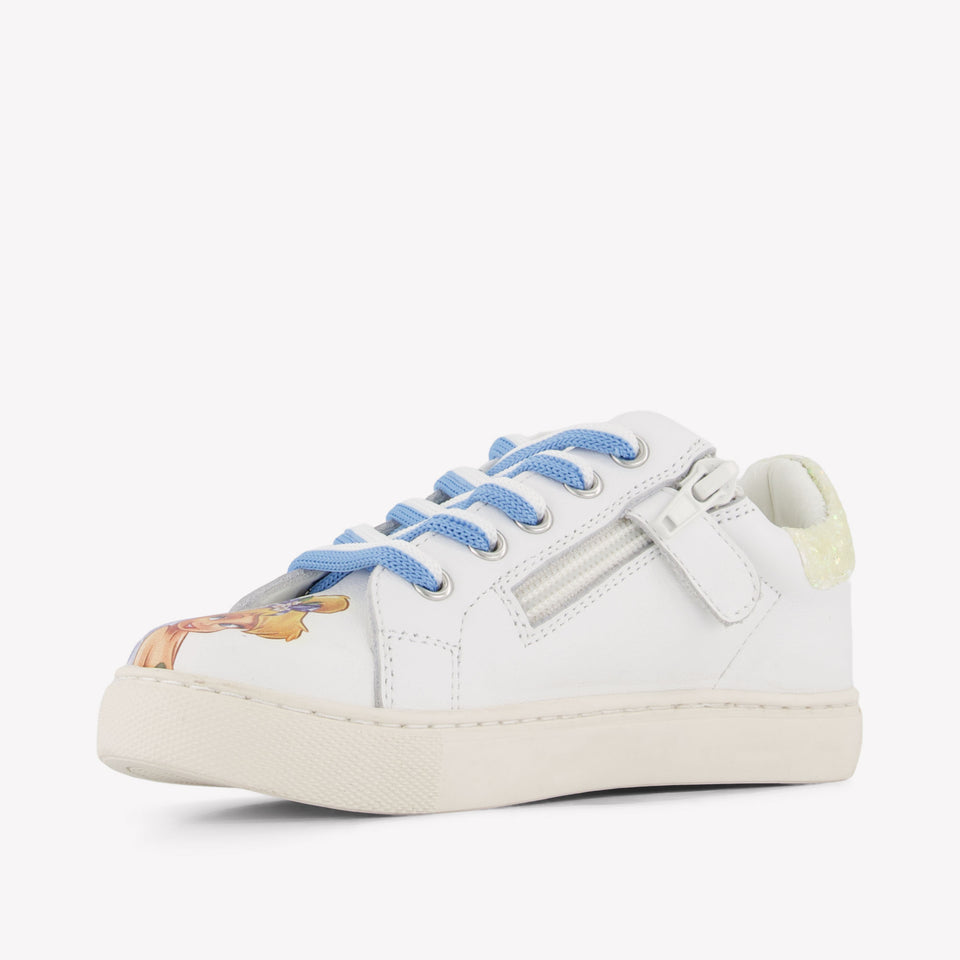 MonnaLisa Meisjes Sneakers In Wit