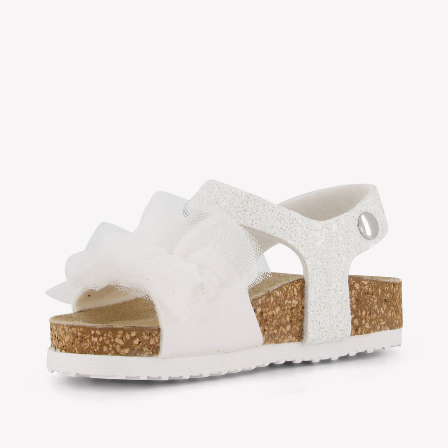 MonnaLisa Meisjes Sandalen In Wit