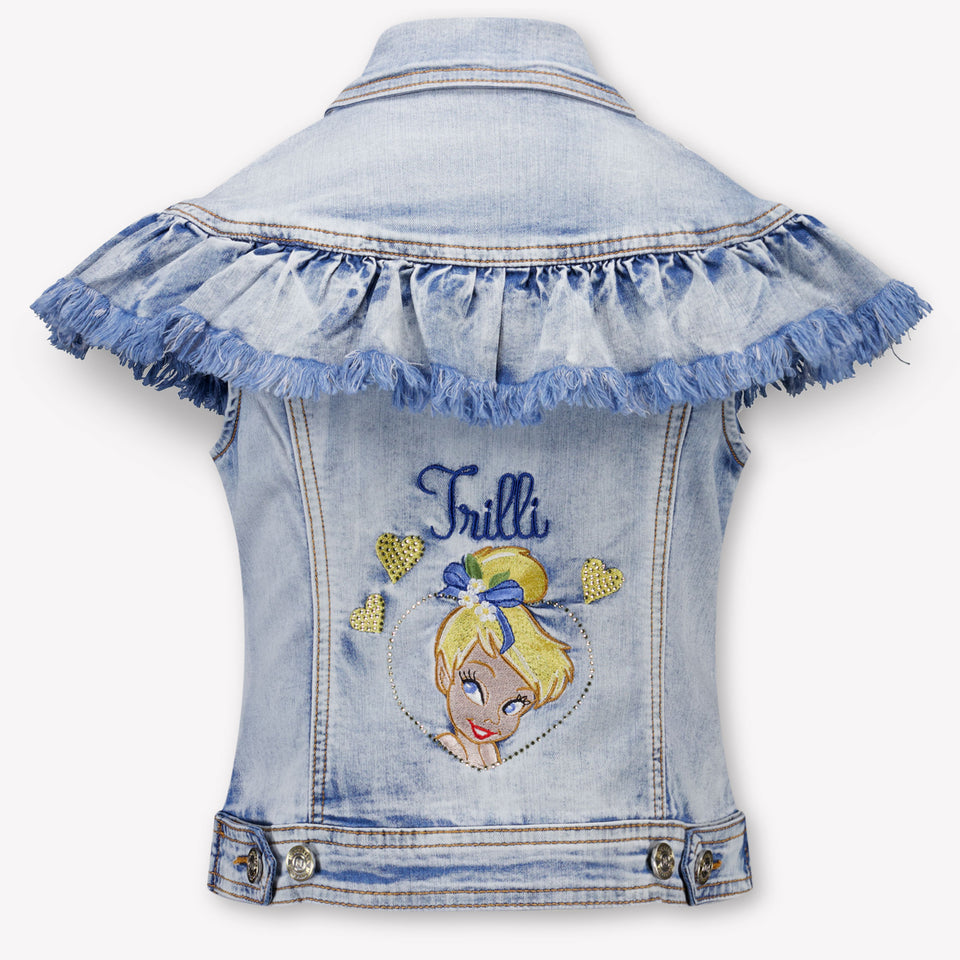 MonnaLisa Kinder Meisjes Gilets In Jeans