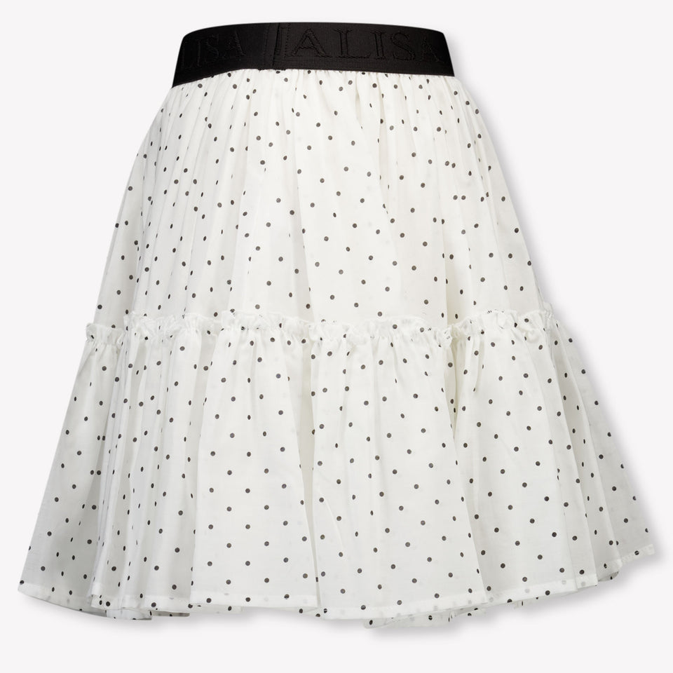 MonnaLisa Kinder Meisjes Rokje In Wit