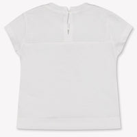 MonnaLisa Baby Meisjes T-Shirt In Wit