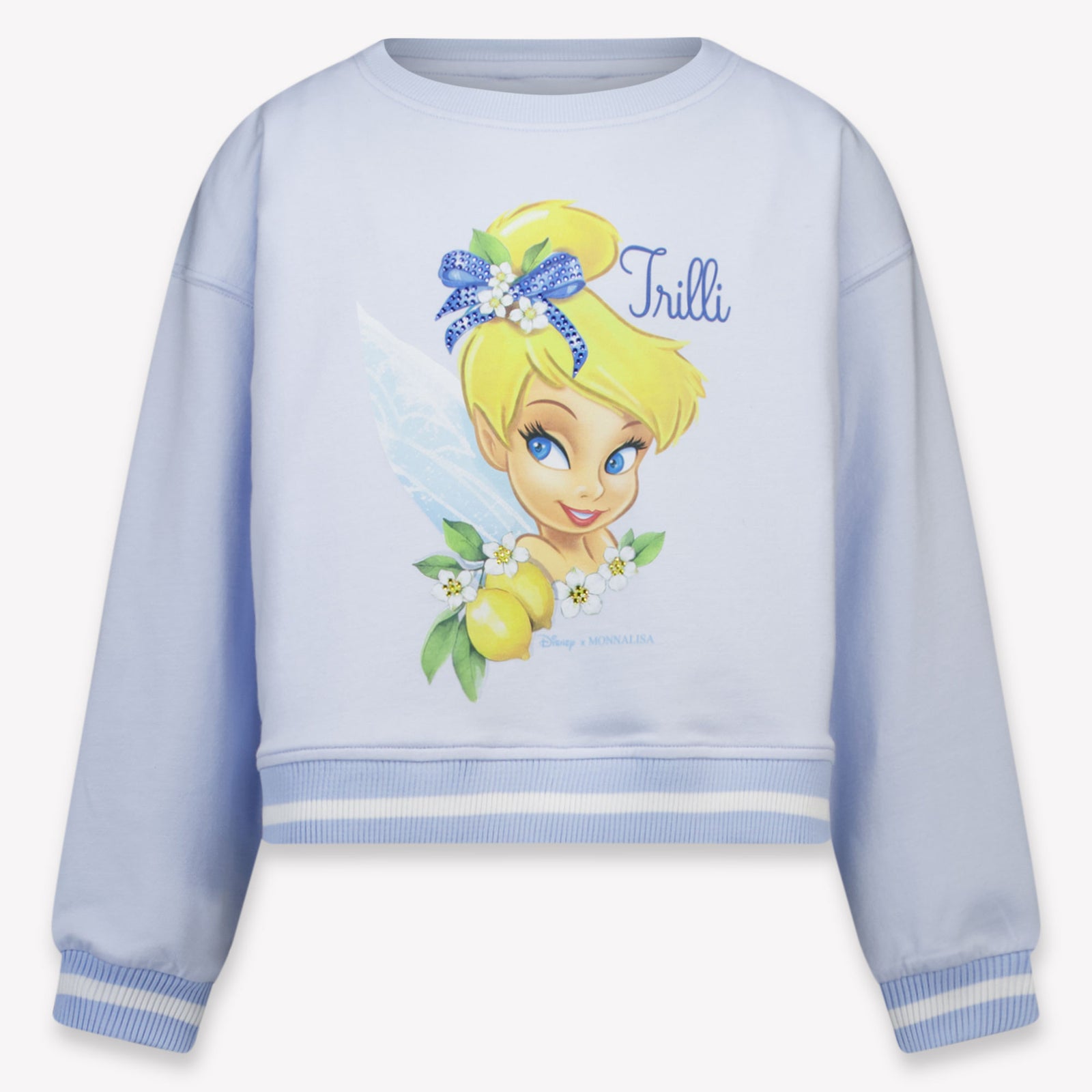 MonnaLisa Kinder Meisjes Trui In Licht Blauw