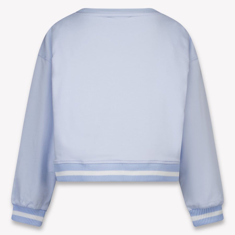 MonnaLisa Kinder Meisjes Trui In Licht Blauw