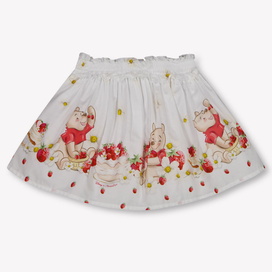 MonnaLisa Baby Meisjes Rokje In Wit