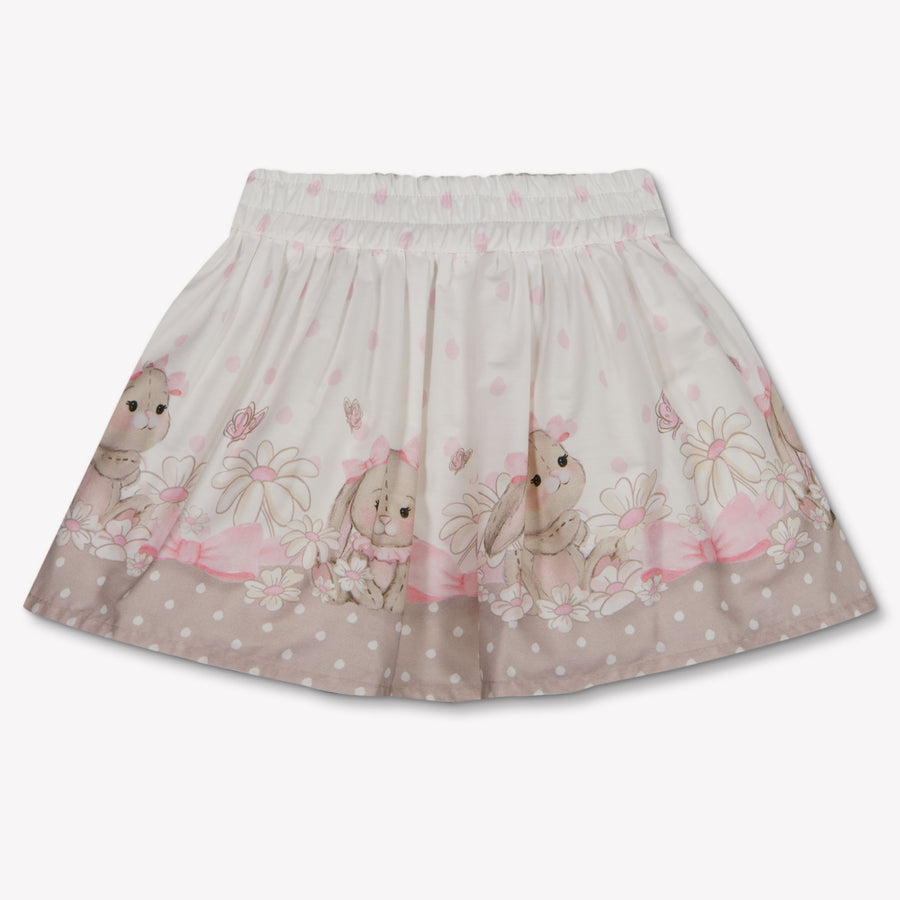 MonnaLisa Baby Meisjes Rokje In Licht Beige