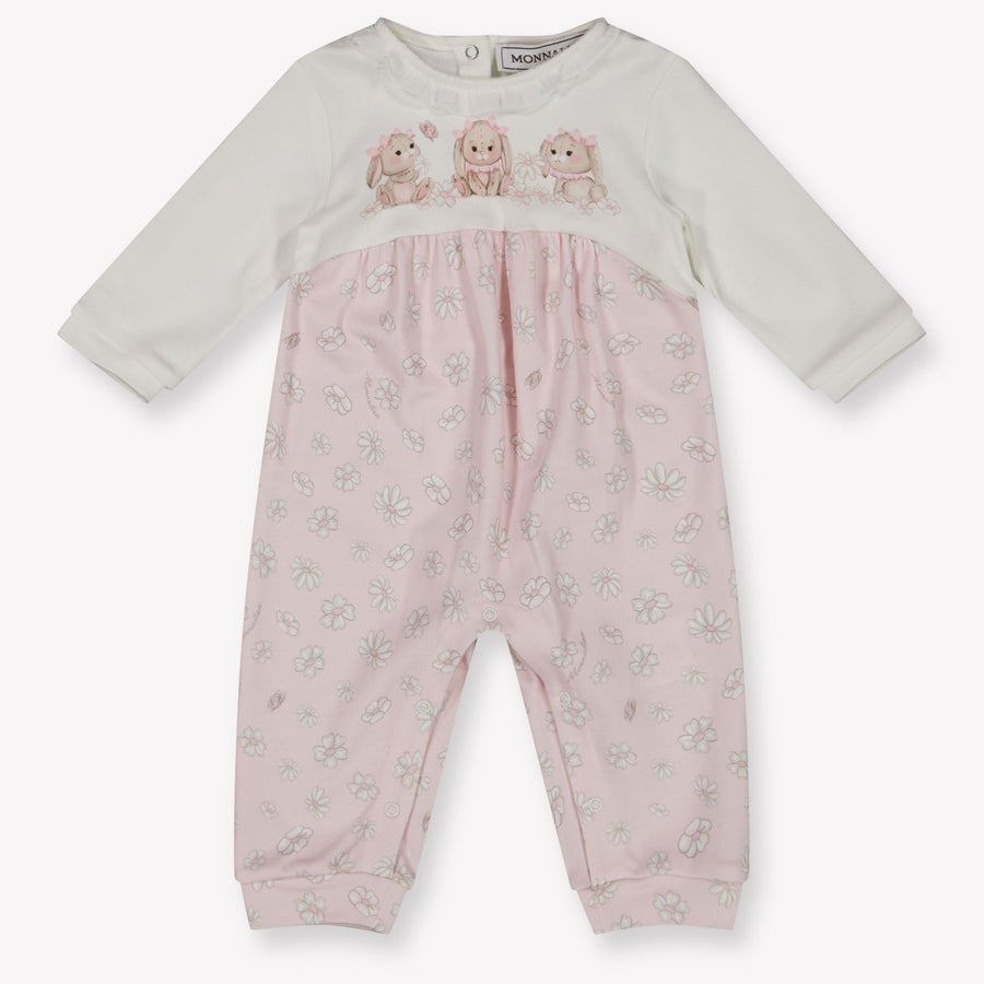 MonnaLisa Baby Meisjes Boxpakje In Licht Roze