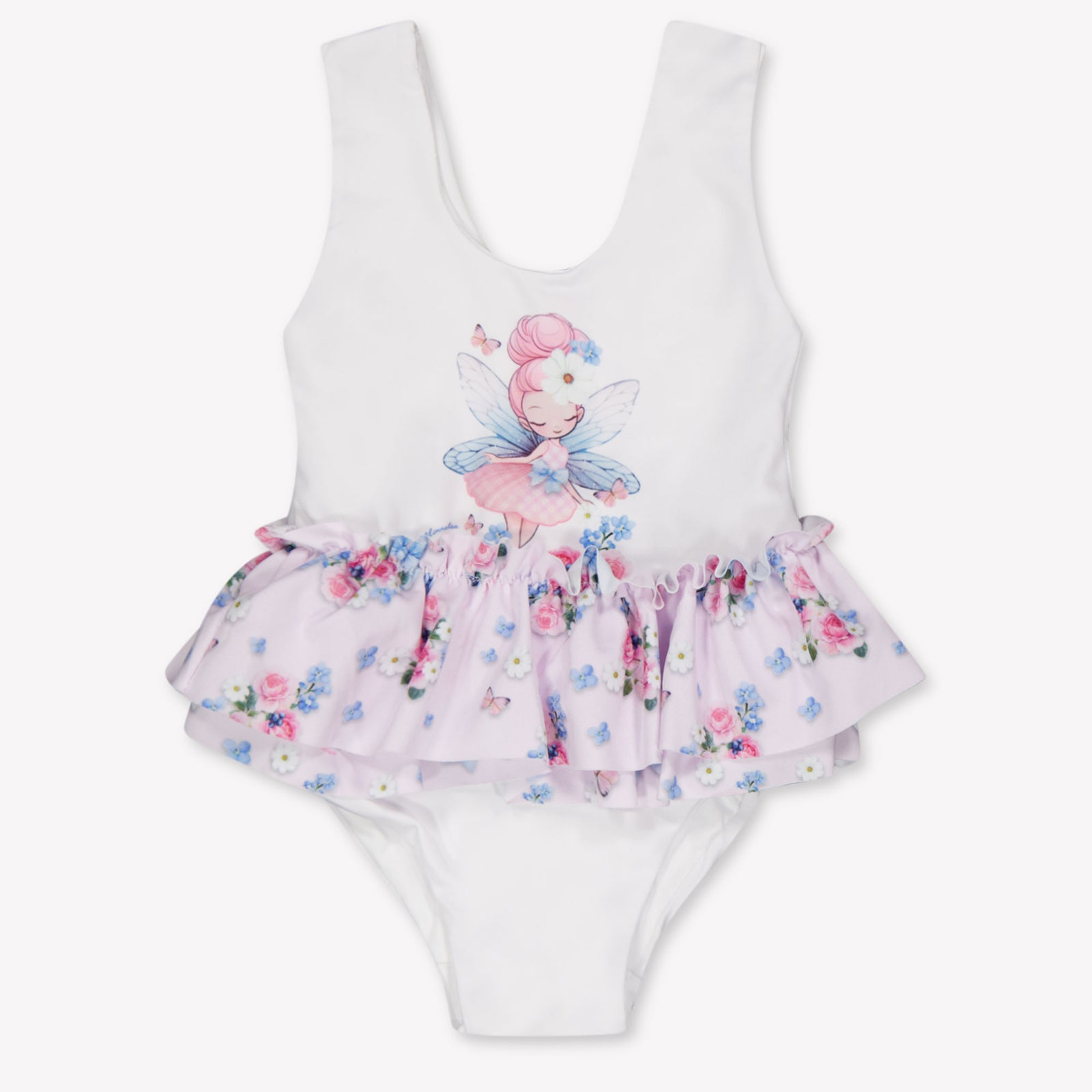 MonnaLisa Baby Meisjes Zwemkleding In Wit