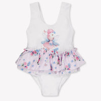 MonnaLisa Baby Meisjes Zwemkleding In Wit