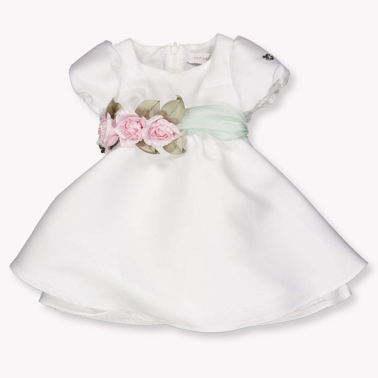MonnaLisa Baby Meisjes Jurk In Wit