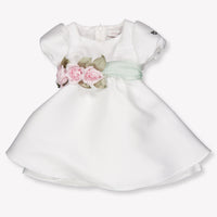 MonnaLisa Baby Meisjes Jurk In Wit