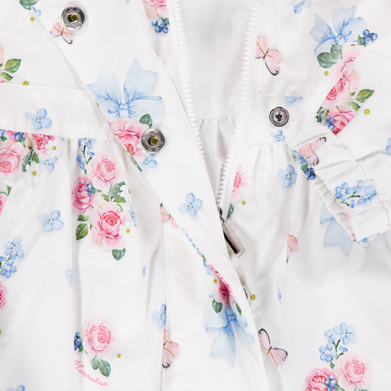 MonnaLisa Baby Meisjes Zomerjas In Wit