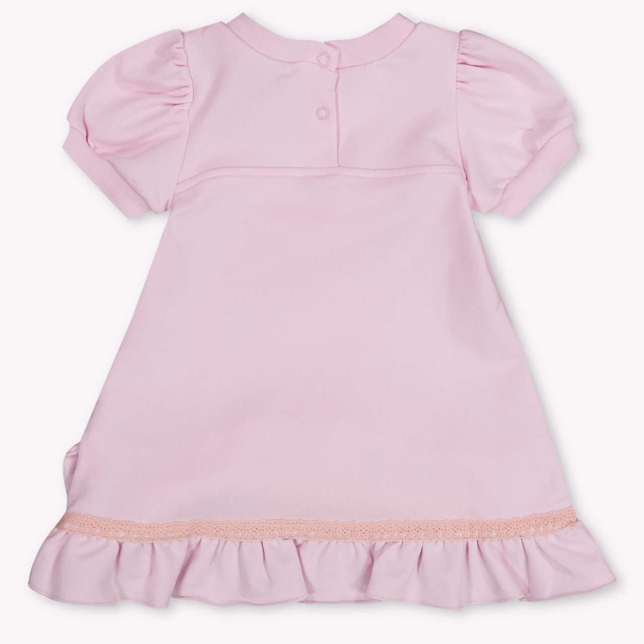 MonnaLisa Baby Meisjes Jurk In Licht Roze