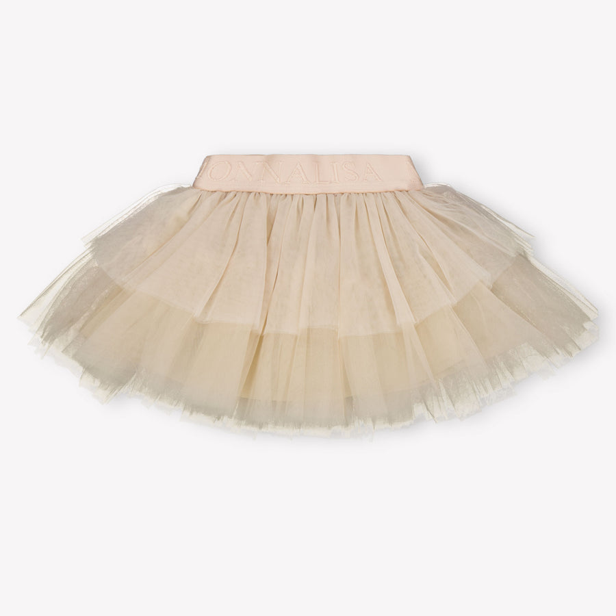 MonnaLisa Baby Meisjes Rokje In Beige