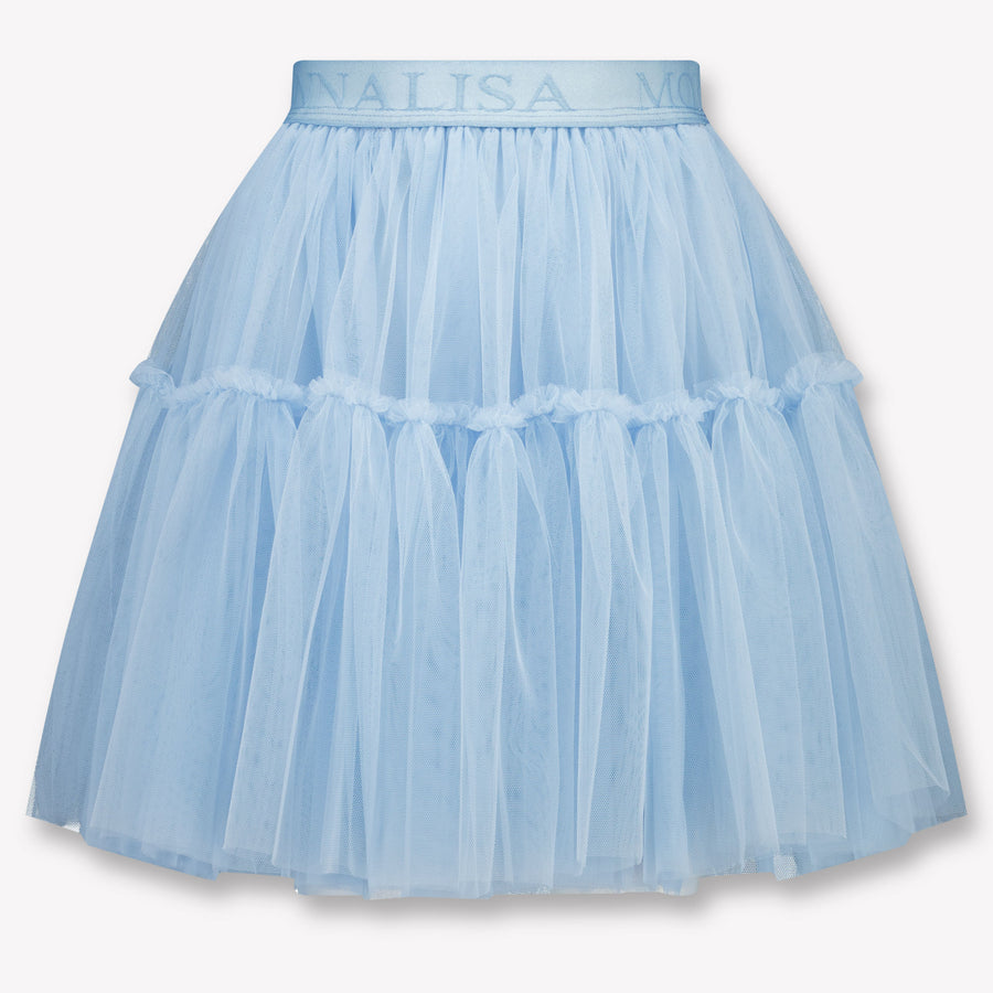 MonnaLisa Kinder Meisjes Rokje In Licht Blauw