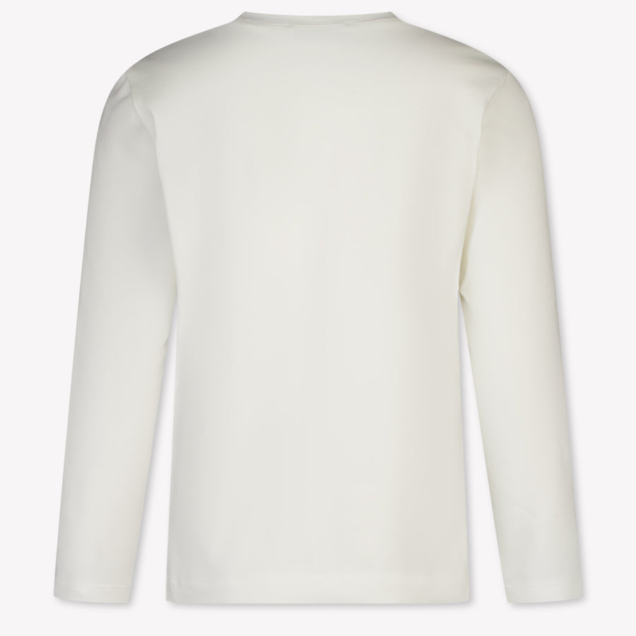 MonnaLisa Kinder Meisjes T-Shirt In Off White