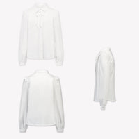 MonnaLisa Kinder Meisjes Blouse In Wit