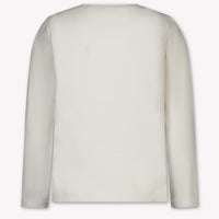 MonnaLisa Kinder Meisjes T-Shirt In Off White