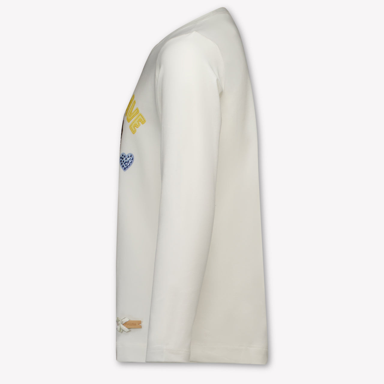 MonnaLisa Kinder Meisjes T-Shirt In Off White