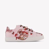 MonnaLisa Meisjes Sneakers In Licht Roze