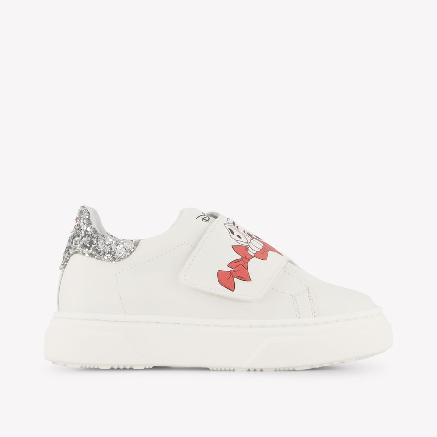 MonnaLisa Kinder Meisjes Sneakers In Wit