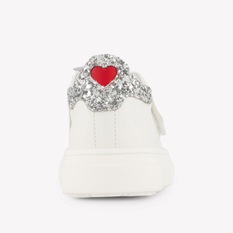 MonnaLisa Meisjes Sneakers In Wit