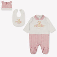 MonnaLisa Baby Meisjes Boxpakje In Licht Roze