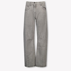 MonnaLisa Kinder Meisjes Jeans In Licht Grijs