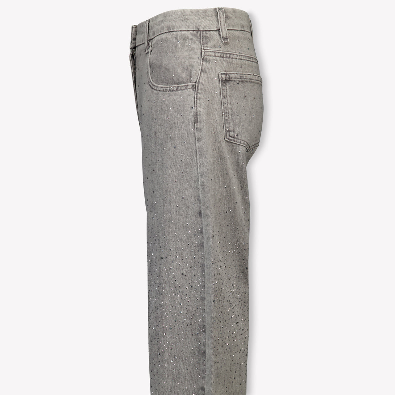 MonnaLisa Kinder Meisjes Jeans In Licht Grijs