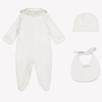 MonnaLisa Baby Meisjes Boxpakje In Off White