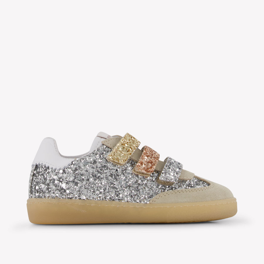 MonnaLisa Meisjes Sneakers In Zilver