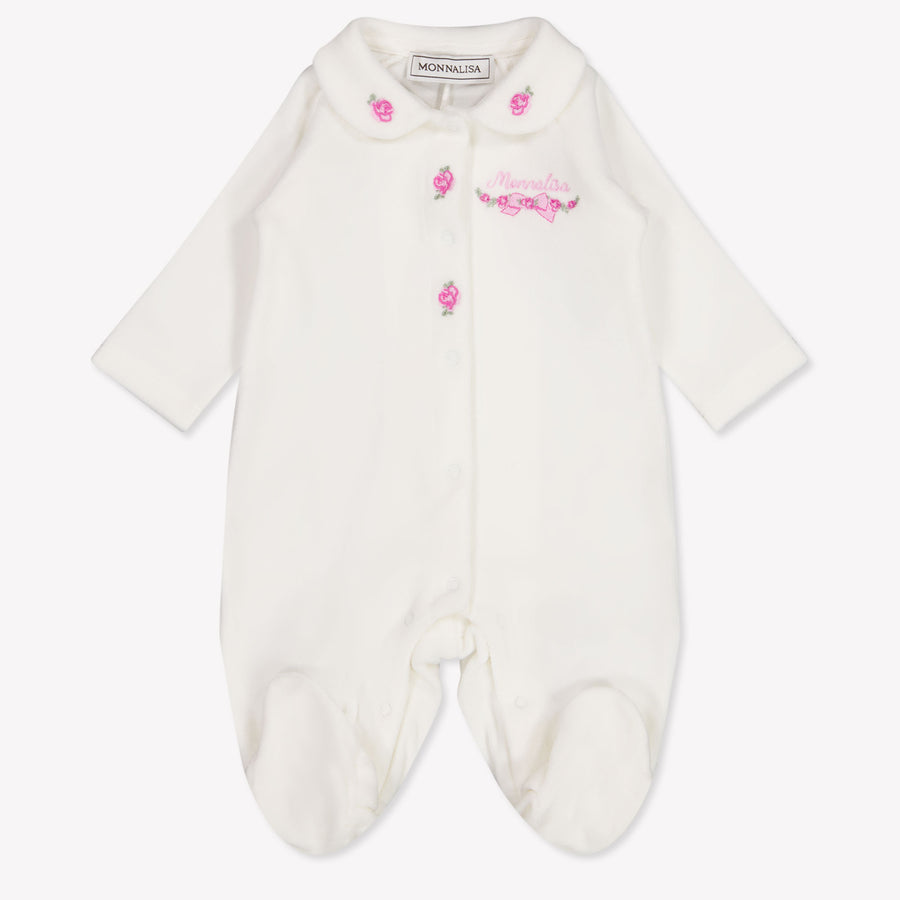 MonnaLisa Baby Meisjes Boxpakje In Off White